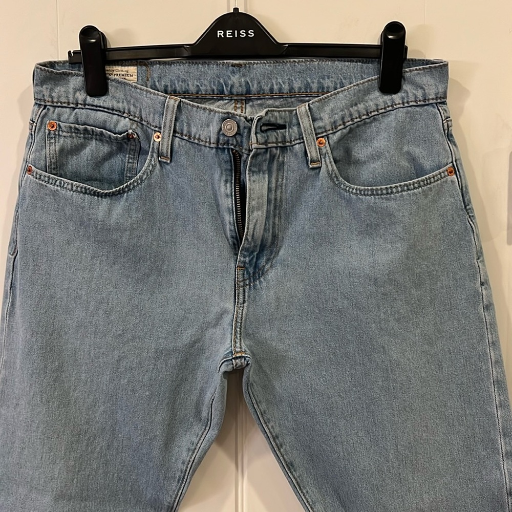 Levi’s Premium 502 Taper Fit Men’s Blue Jeans